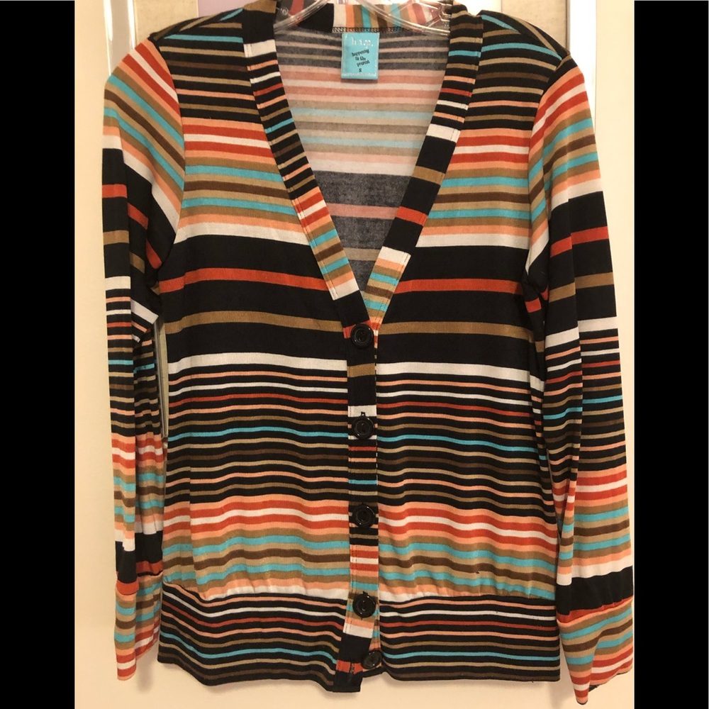 Striped Size Small H.I.P. Cardigan -Nordstrom Rack